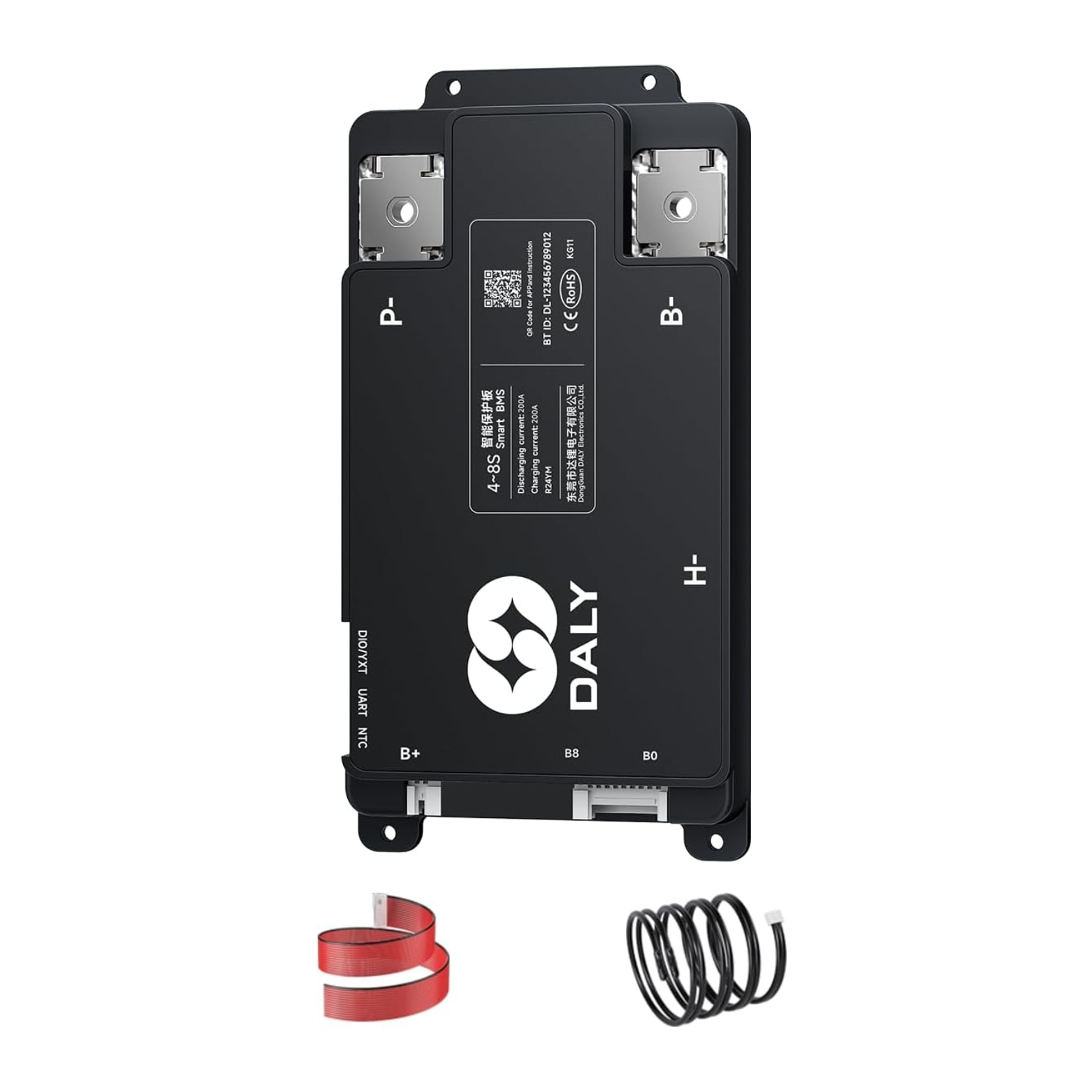 DALY BLACK SMART BMS 4-8S 200A
